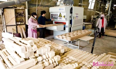 小木板拼出产业集群 民营企业向世界板材市场进军